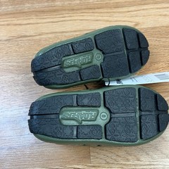 Floafers Prodigy Driver Patent Cypress Green Loafers Shoes Litte Kids Size 8 NEW
