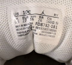 Kids Nike Air Jordan Mid (Td) Sail-Light Laser Orange-White size 10C