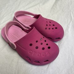 Crocs Toddler & Kids Electro Clogs Pink/Carnation – US C 12