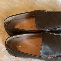 Nordstrom 4.5M Classic Leather Fall Winter City Minimalist Office School Loafers