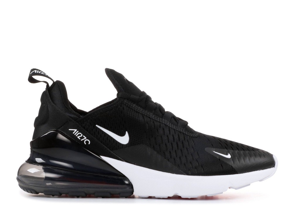 Size 4.5- Nike Air Max 270 Unisex Big Kids Shoes (943345-001), Black.