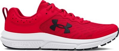 Under Armour Boys‘ Grade School UA Assert 10 Running Shoes Red/Black/Black – 302