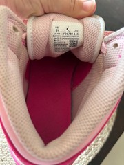 Air Jordan Nike Pink and White Mids Size 5Y – excellent condition
