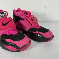 2013 Nike Air Diamond Turf 2 Pink/Black 407911-600 Size 7Y High Top