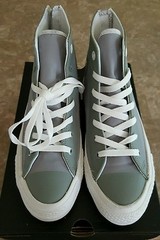 Chuck Taylor Zip Back Hi – Gray – Size 5.5/Euro 38)