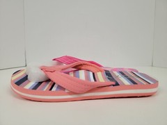 (Mismatched Color): Roxy Kids Striped Flip Flop Sandals Youth Size 1 Sample
