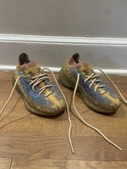 Yeezy Boost 380 Blue Oat Yellow Athleisure Sneakers Unisex Youth Sz 4 EUR 36