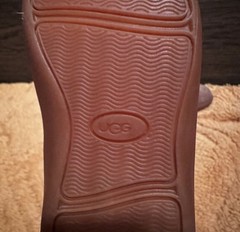 UGG Keelan Brown Suede Ankle Bootie Slip-On Kids US 6 EU 22 UK 5 1096089T
