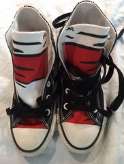 Converse Chuck Taylor All Star „Dr Seuss Cat in the Hat“ High Top, Junior Sz 11
