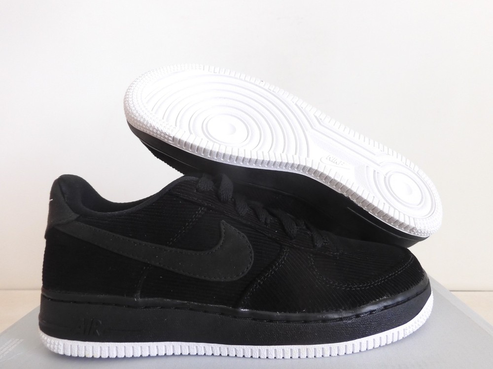 Nike Air Force 1 LV8 Style BG Black-Black-White Sz 5.5Y [BV1233-001]