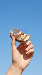 Unisex Kids‘ Sandals Buckle Adjustable Strap Logo Cherry Rainbow Summer