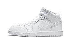 Jordan 1 Mid PS Triple White 2021 640734-130