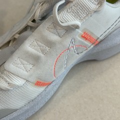 Nike Crater Impact DB3551-100 White Volt Orange Men/Women Size 7Y (Women 8.5)