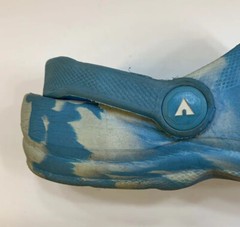 Airwalk Compel V Clogs Youth Kids Boys Girls Size 2.5 3 Blue White