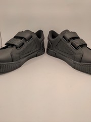 New Kickers Tovni Twin Flex Leather Junior Shoes Black Sz 1