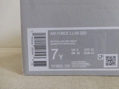 Nike Air Force 1 LV8 (GS) White-Black-Very Berry Sz 7Y [DC9651-100]