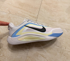Nike A’One (GS) Kids Basketball Sneakers US 5.5Y Gray/Blue/Yellow HF7001-002