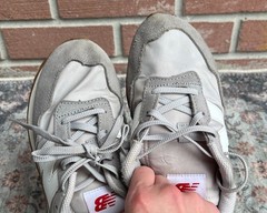 New Balance 237 Rain Cloud White Grey GS237HE Kids Size 4 / Women’s Size 5.5