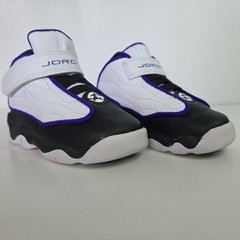 Jordan Pro Strong Toddelrs- White Electro Purple White- US Size 6C- DC7910 150