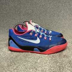 Nike Kobe IX 9 EM Blue Hyper Pink Cobalt Shoes Sneaker Youth Size 7Y Women 8.5