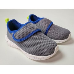 Carter’s Lorena Kids Grey Blue Mesh Hook and Loop Sneakers Size 8M CF22B06H