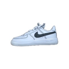 Nike Air Force 1 Low 3 Lace (PS) Size 1 Y Color (Wolf Gray/black)