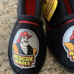 Rescue Heroes Kids Slippers Size 11-121/2 New With Tags