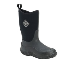 Muck Boot Hale Pull On Rain Boys Black Casual Boots KBH-000