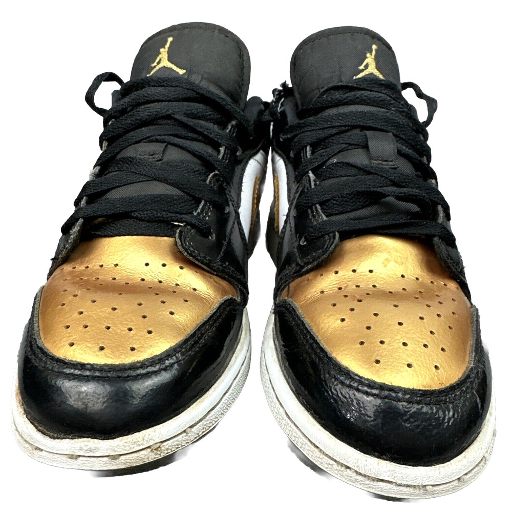 Nike Air Jordan Youth 4.5 Metallic Gold Shoes Retro Low DR6970-071