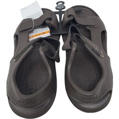 Crocs SwiftWater Expedition Sandal Espresso/Khaki Big Kids’s Size 3