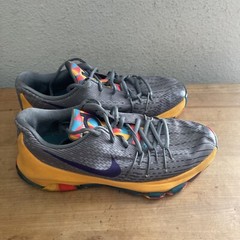 Nike 2015 KD 8 GS ‚PG County‘ Grey/Blue/Orange Kid Basketball Sneakers Sz 5.5