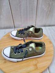 CONVERSE CTAS STREET JUNIOR UNISEX BOYS GIRLS SIZE 13 US OLIVE GREEN