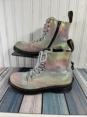 Dr Martens Airwalk Leather Multicolor Sparkle Combat Pascal J1460 US 4 – SB10