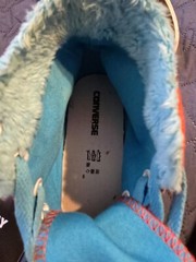 Converse All Star shoes Dr Seuss Thing 1 & Thing 2” Junior Size US 5-Worn Once