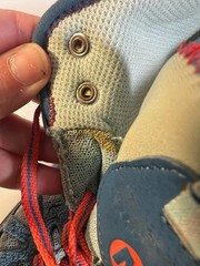 Merrell Capra Mid Waterproof Hiking Boots Blue Leather Big Kid 3.5M