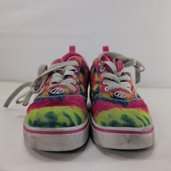 Girls Heelys Pro 20 With WHEELS Tie Dye Print Sneakers – U.S. Youth Size 3 Used