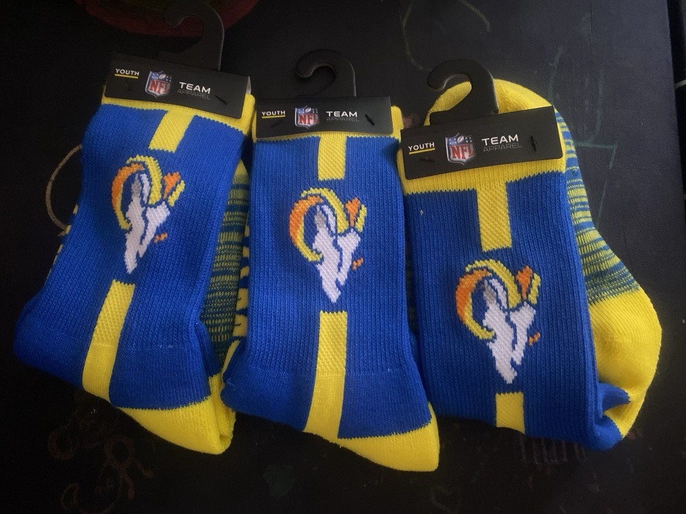 LA Rams NFL socks 3packs YTH-2.5-