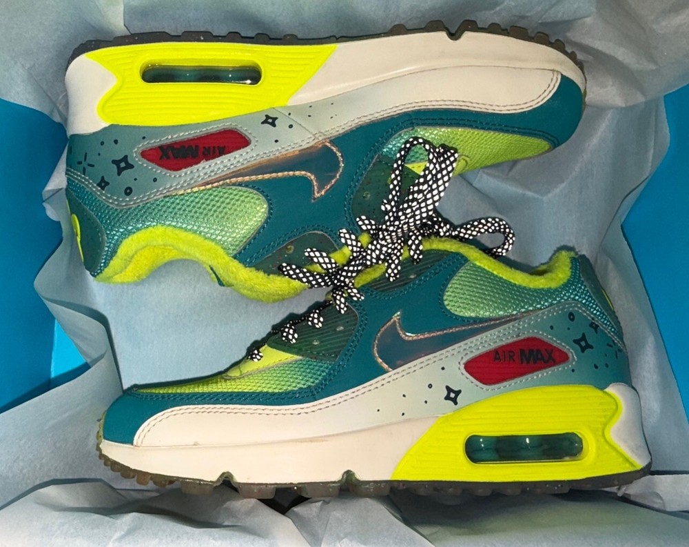 NIKE AIR MAX 90 PREMIUM DB (GS) DOERNBECHER SZ 3.5Y-WOMENS SZ 5 [838768-374]