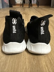 ECKO UNLTD. Black White Casual Mesh Stretch Sneakers Youth Size 1