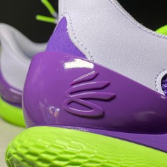 Under Armour Curry Fox 1 Basketball Beam 3028803-535 Purple Green New Youth 7Y