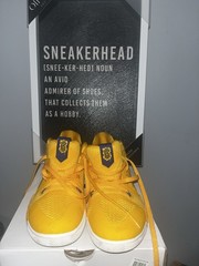 Kyrie Irving Basketball Sneakers Yellow &Silver
