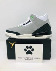 Nike Air Jordan 3 Retro ‚Chlorophyll‘ 398614-006 GS Size 7Y = Women’s 8.5