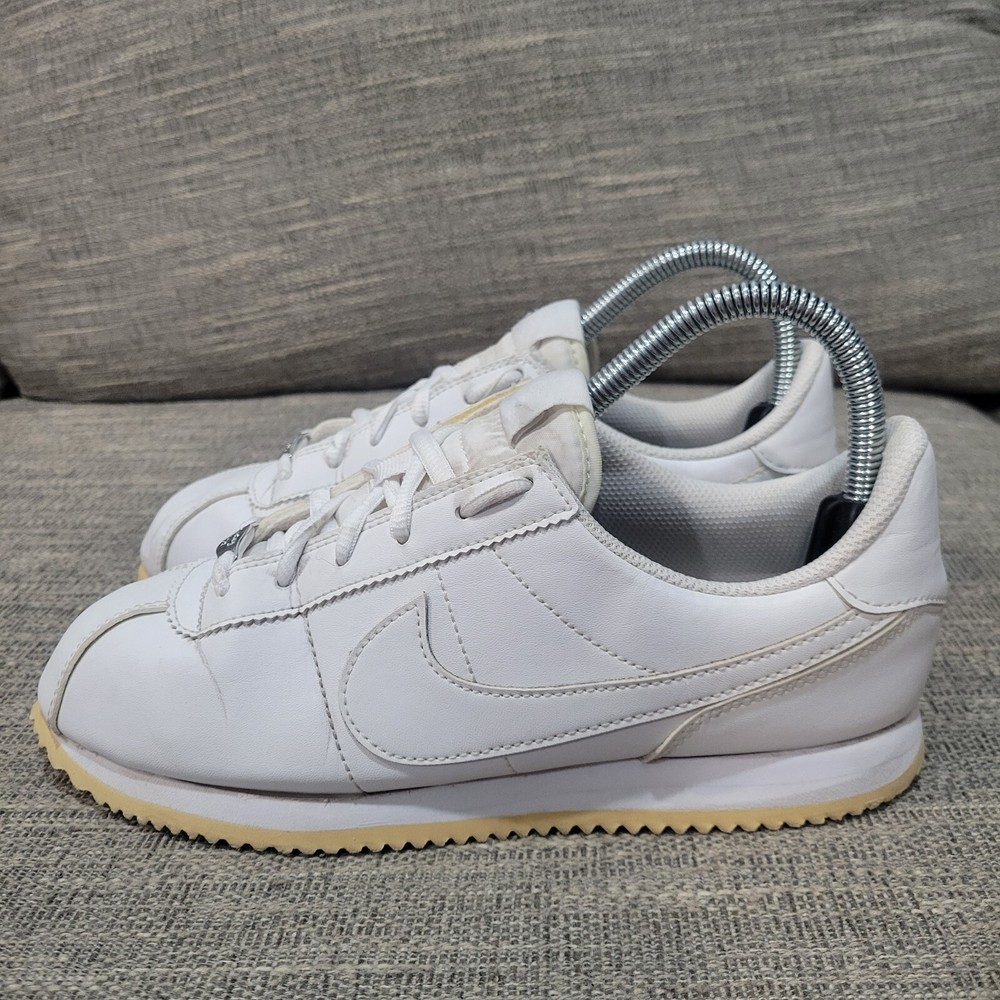 Nike Youth Cortez Basic SL Triple White Leather Shoes GS Size 6Y 904764 100