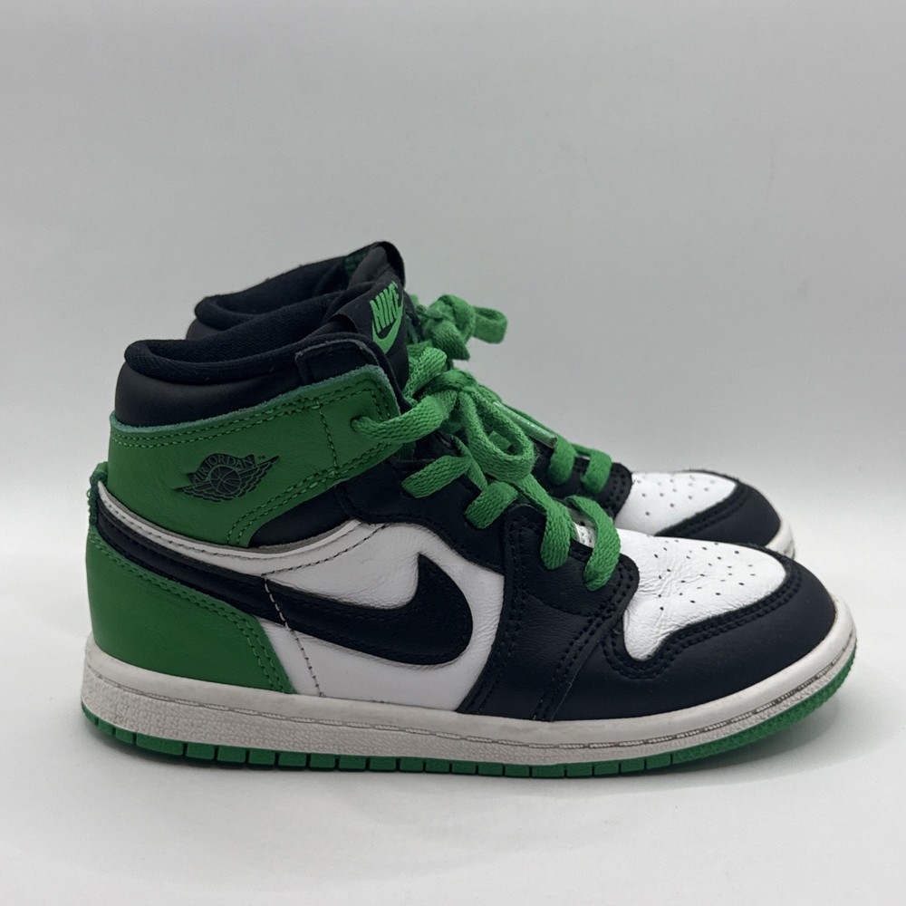 Nike Air Jordan Toddler Size 10C – 1 Retro High OG TD ‚Lucky Green‘ FD1413-031