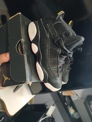 Nike Air Jordan 6 Rings Varsity Red White Black 323432-063 Size 13.5C