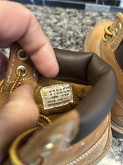 Timberland 6-In Premium Waterproof Wheat Boots Toddler Sz 8.5 Wheat Nubuck 12809