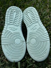 CLEAN Nike Dunk Low White Mint FZ3536-100 – Size 12c