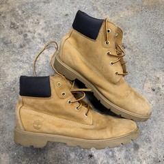 Timberland Junior 6-inch Premium Leather Waterproof Boots Size 6.5M 10960