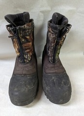 Itasca, Youth Size 4, Insulated Snow Boots, Camo/Brown/Black, winter boots