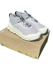 NEW On Cloudhero Mid Waterproof Kids US 5 Youth Silver seedling Trail Shoes boot